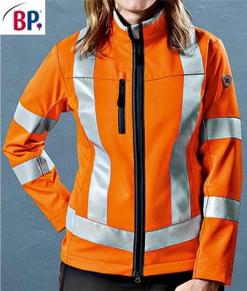 Warnschutzjacke Softshell Damen orange