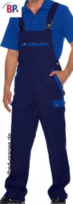 Preview: Latzhose dunkelblau/königsblaub