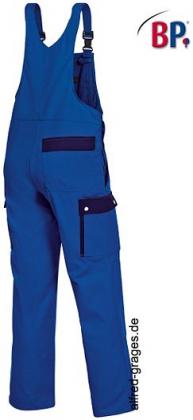 Preview: Latzhose königsblau/dunkelblaua