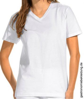 Leiber T-Shirt V-Ausschnitt weiß, marineblau oder schwarz1 /2 Arm halbarm
