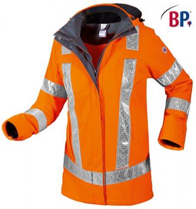 Warnschutzjacke Damen orange Wetterschutzjacke