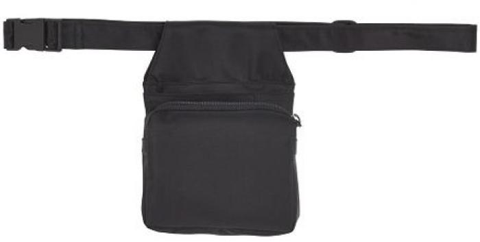 Leiber Kellner Gürteltasche mit Gürtel schwarz