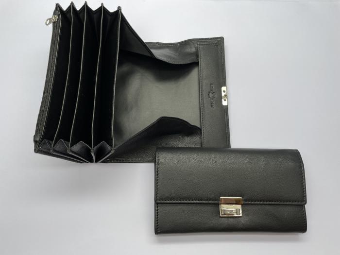 Geldbörse, schwarz, Kellnergeldbörse