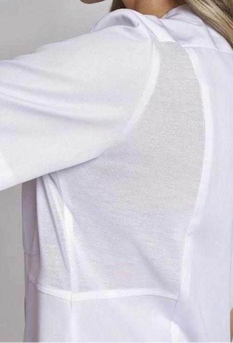 Abbildung in weiß: Leiber Kasack Damen kurzarm farbig