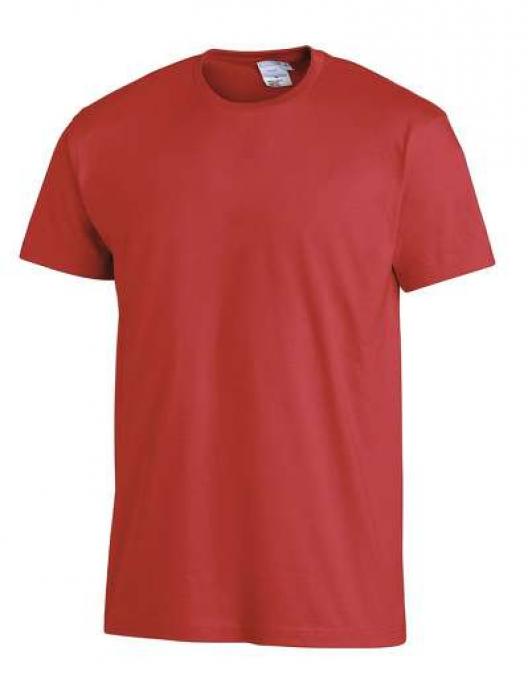 Leiber T-Shirt Rundhals rot