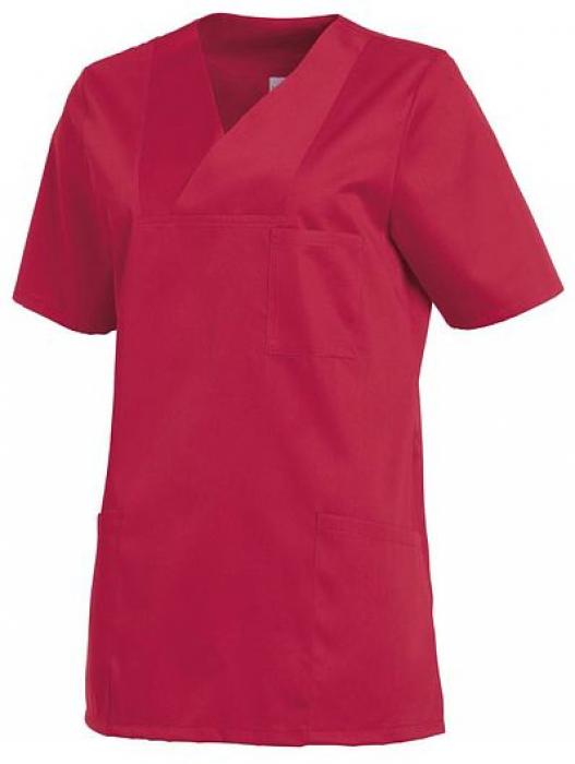 Damen Schlupfkasack rot kurzarm Leiber