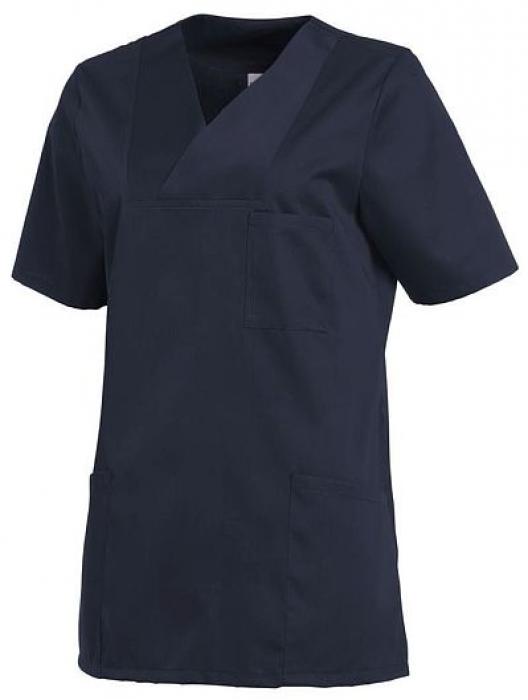 Damen Schlupfkasack marine kurzarm Leiber