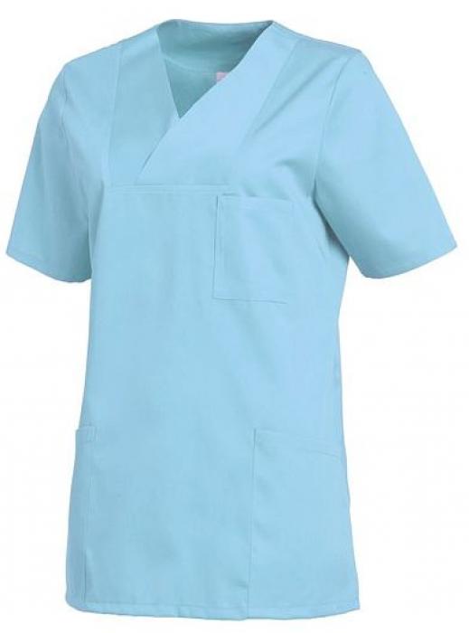 Damen Schlupfkasack ozeanblau kurzarm Leiber