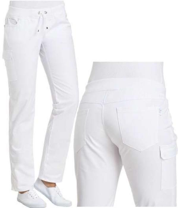 Leiber Damen Jeans weiß Schlupfhose Five-Pocket