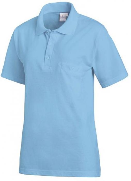 Polo-Pique-Shirt 1/2 Arm, 3-Knopf, Halbarm ozeanblau