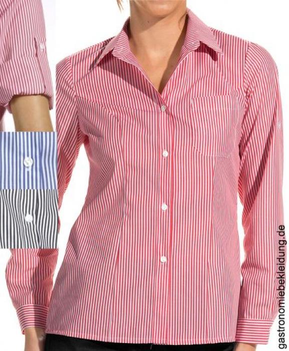 Damenbluse, 1/1 Arm, gestreift