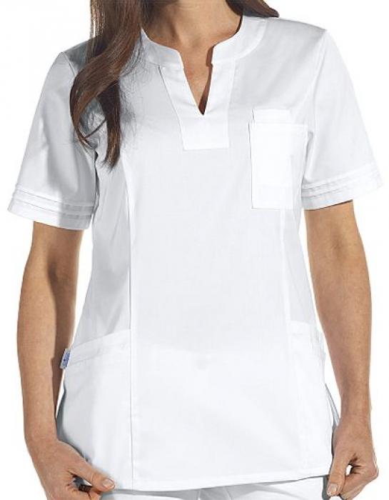 Schlupfkasack Damen Schlupfjacke weiß