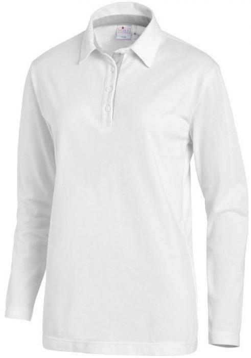 Poloshirt langarm Poloshirts weiß