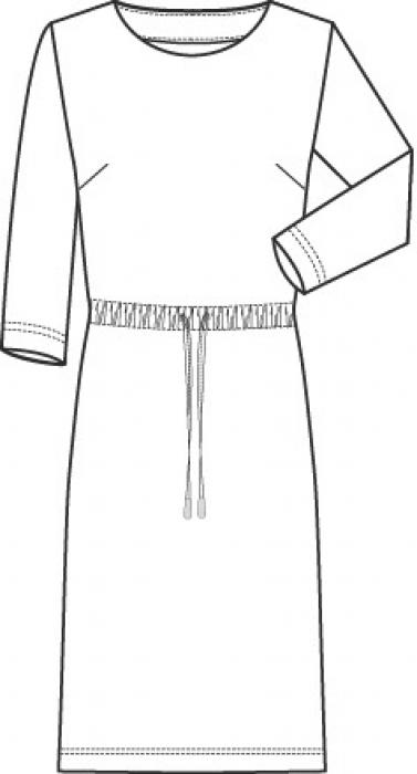 Greiff Kleid Jersey 3/4-Arm Casual Regular Fit