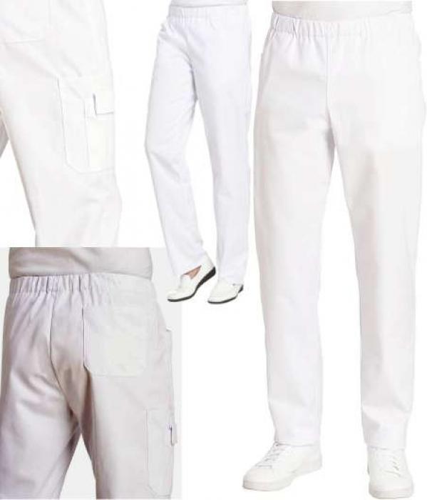 Leiber Schlupfhose weiss, unisex, Gummizug