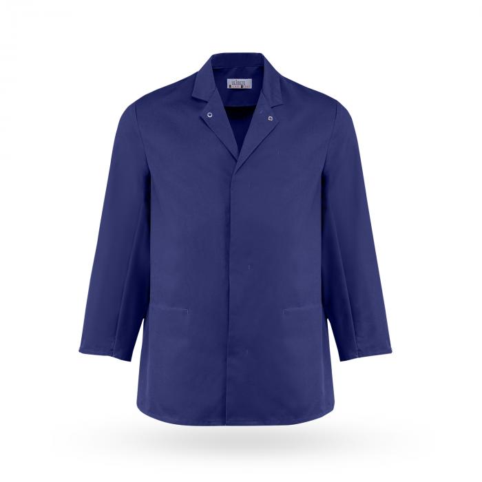 Leiber HACCP Jacke langarm Druckknöpfe königsblau