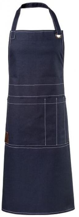 Latzschürze Canvas navy EINZELN