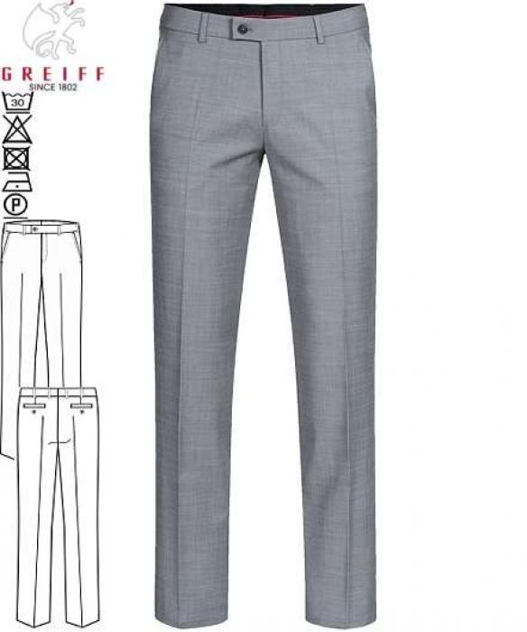 Greiff Herren-Hose hellgrau MODERN