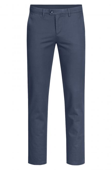 Greiff Herren Chino Hose taubenblau Casual Regular Fit