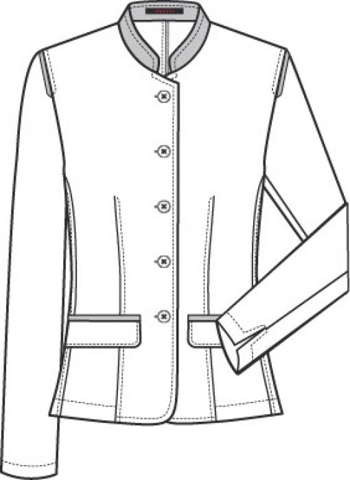 Greiff Damen Blazer Stehkragen Jersey Landhaus 5-Knopf