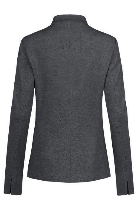 Greiff Damen Blazer Stehkragen Jersey Landhaus 5-Knopf grau