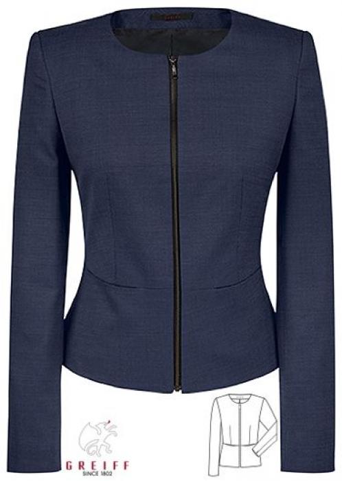 Damen-Kurzblazer marine Greiff MODERN Slim Fit