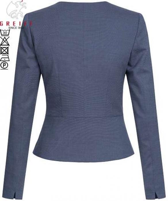 Damen Kurzblazer Pinpoint Greiff Modern Slim Fit