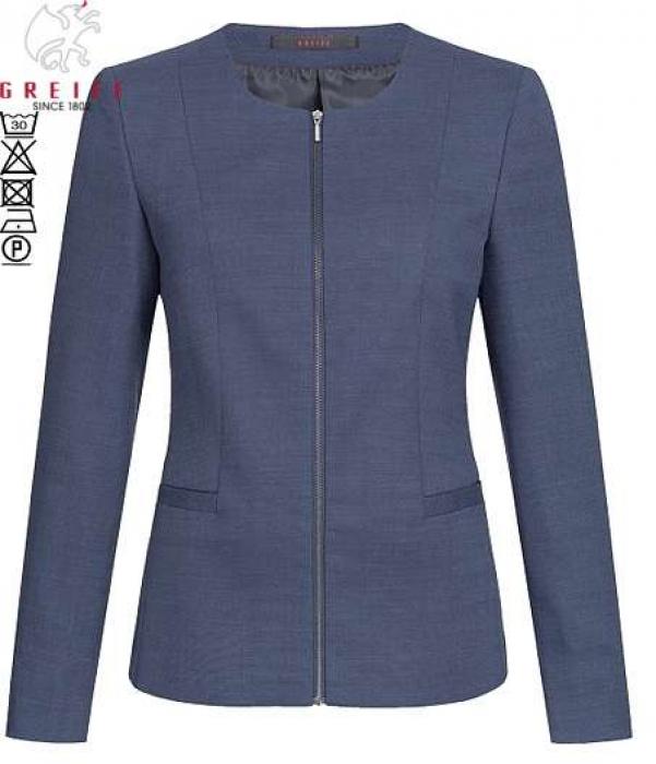 Greiff Damen Blazer Pinpoint marine Modern Regular Fit