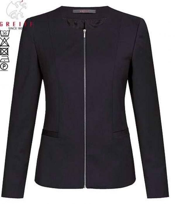 Greiff Damen Blazer schwarz Modern Regular Fit