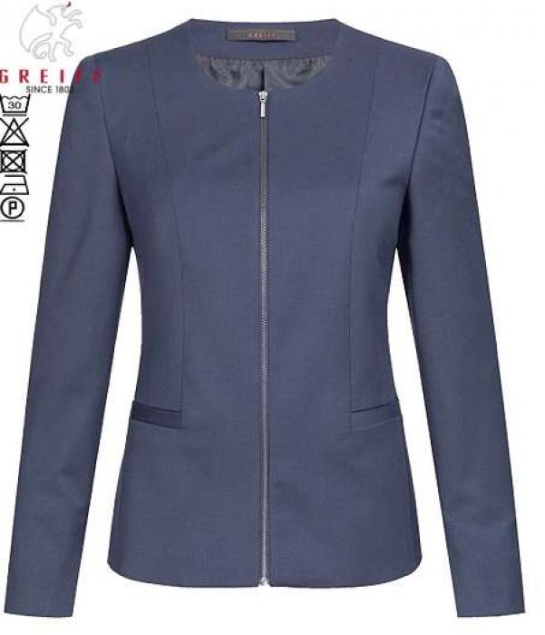 Greiff Damen Blazer dunkelblau Modern Regular Fit