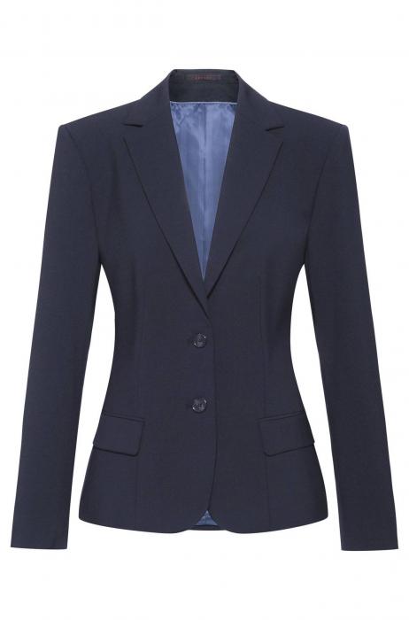 Greiff Blazer Damen marineblau Premium Slim Fit 2-Knopf