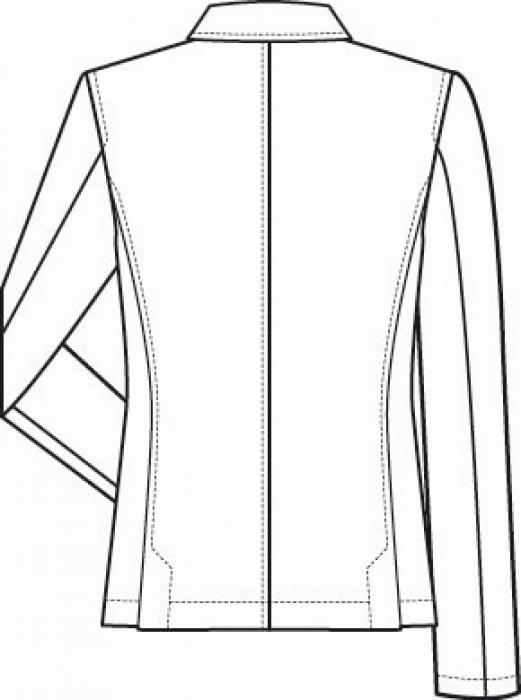 Jersey Damen Kurzblazer Greiff Casual 2-Knopf glencheck