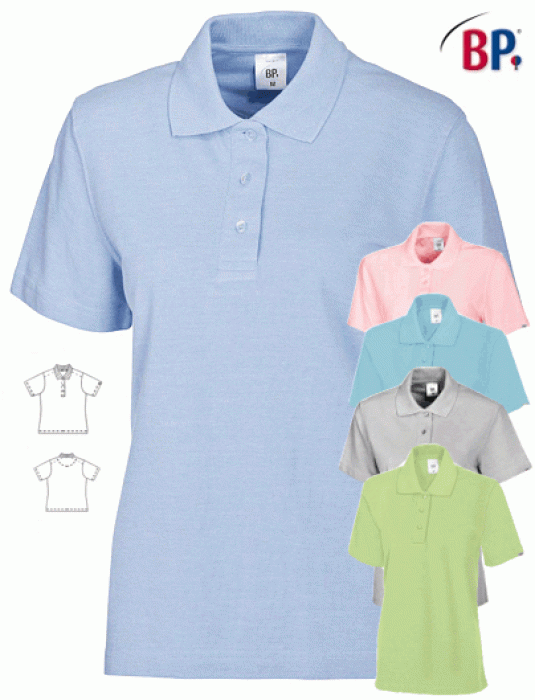 BP® Damen-Poloshirt, 1/2 Arm, farbig
