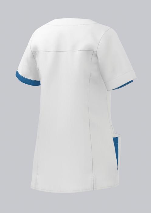 Kasack Damen & Herren kurzarm weiß/farbig