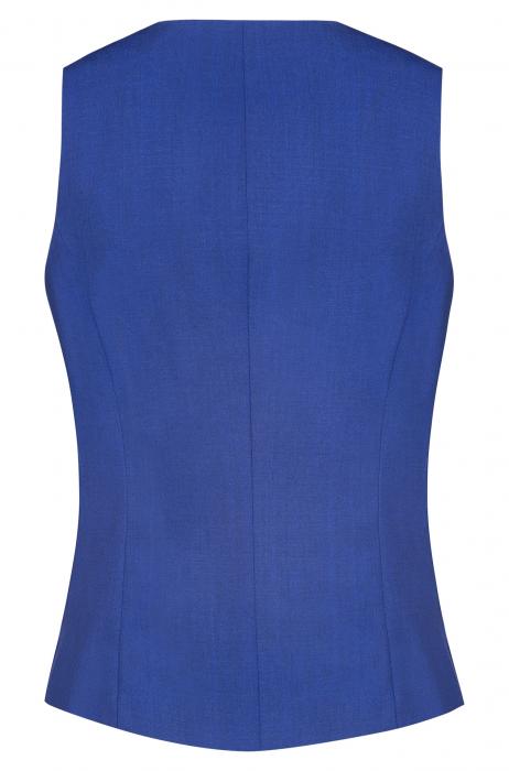 Greiff Damen Weste iltalian blue Premium 4-Knopf Regular Fit