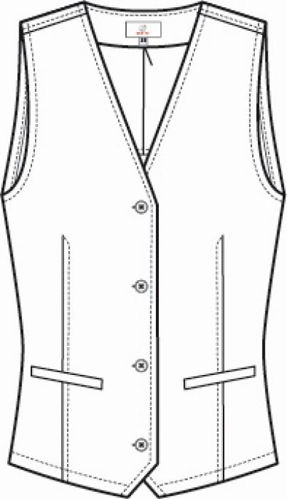 Damen Jersey-Weste glencheck Greiff Casual