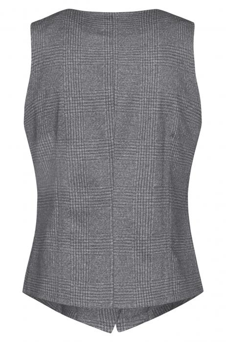 Damen Jersey-Weste glencheck Greiff Casual