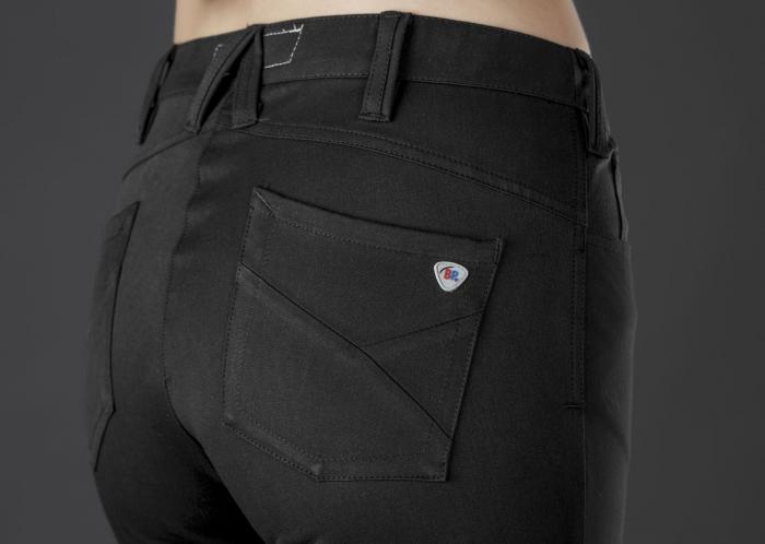 5-Pocket-Röhren-Jeans Damen schwarz Stretch