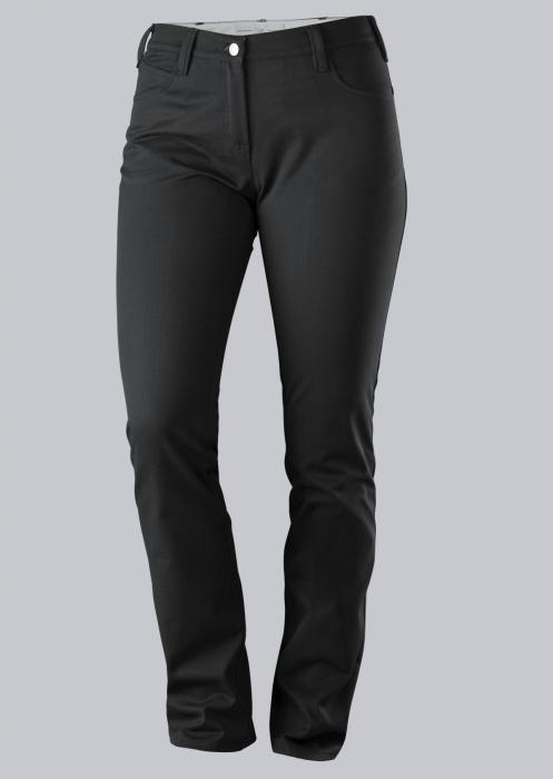 5-Pocket-Röhren-Jeans Damen schwarz Stretch