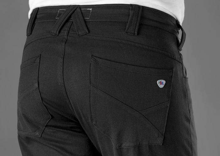 5-Pocket-Röhren-Jeans Herren schwarz Stretch