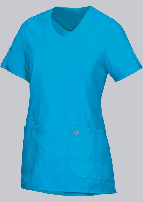 Damen Schlupfkasack Stretch farbig halbarm curacao