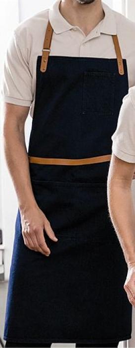 Latzschürze Jeans-Look navy EINZELN en EINZELN