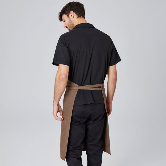 Latzschürze mit Tasche Canvas washed