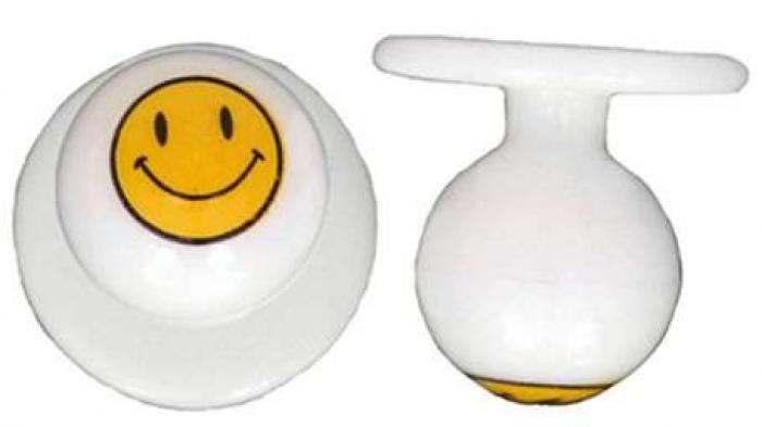Kugelknöpfe für Kochjacken, Smiley Happy, Kochknöpfe