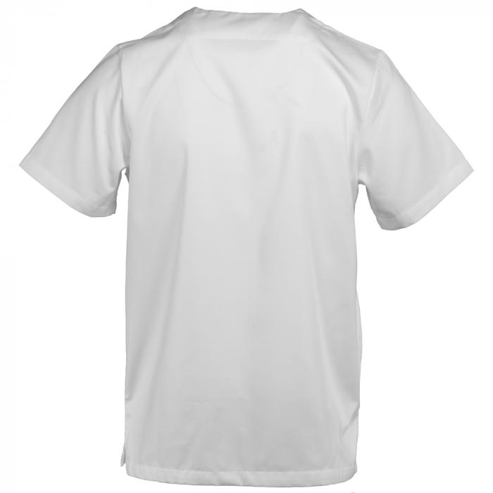 Schlupfkasack unisex Kasack Brusttasche weiß