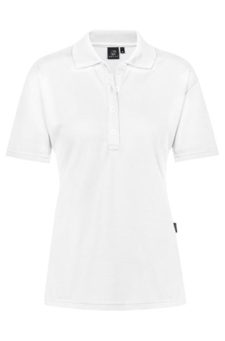 Greiff Damen-Poloshirt weiß kurzarm