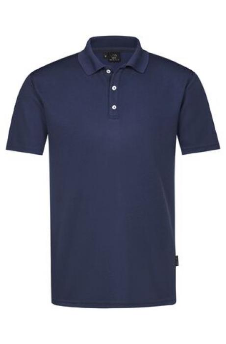 Greiff Poloshirt Herren marineblau kurzarm