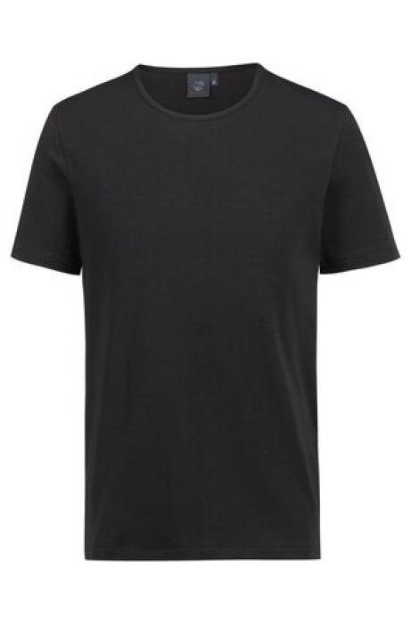 Greiff Herren T-Shirt schwarz kurzarm Stretch