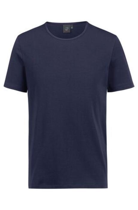Greiff Herren T-Shirt marineblau kurzarm Stretch