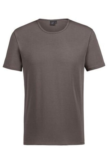 Greiff Herren T-Shirt taupe kurzarm Stretch